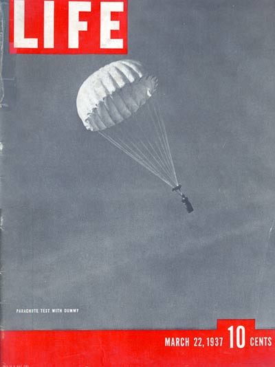 9/1946 PUB IRVING AIR CHUTE IRVIN BACK PARACHUTE TYPE B5 ORIGINAL AD 